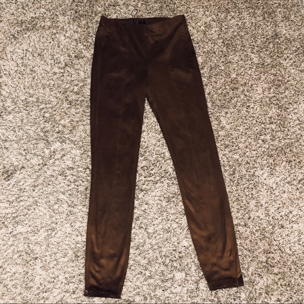 Zara suede pants